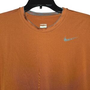 Nike Pro Orange Athletic Dri-Fit T-Shirt, Sz.XL